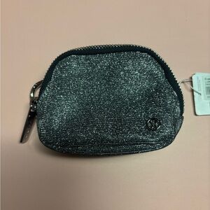Lululemon Athletica Glitter Silver Nano Belt Bag